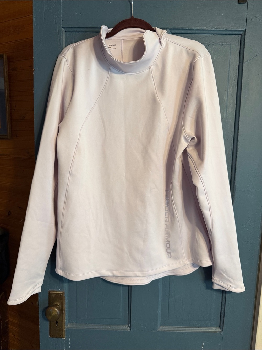 Under Armour Women's Light Lavender Mock Neck Pullover Sweatshirt